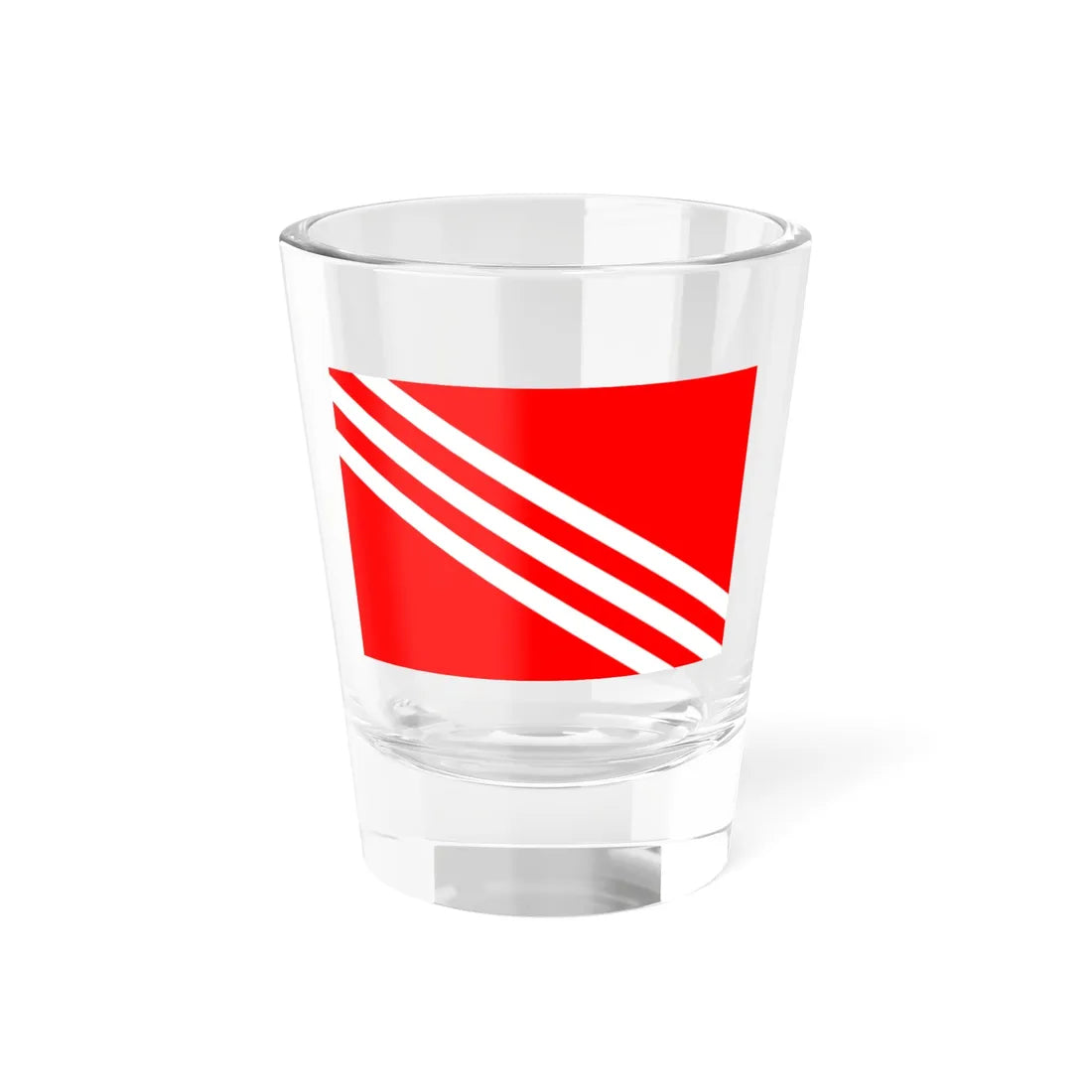 神奈川縣雇馬車ニ設立スル小旗 (Japan) Shot Glass 1.5oz 1.5oz - Go Mug Yourself