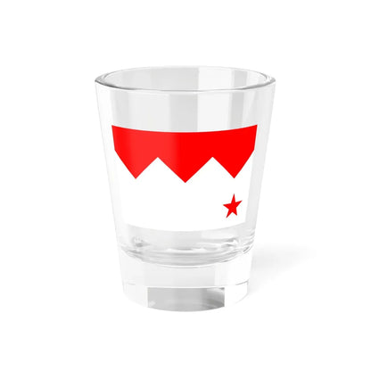 開拓使屯田兵総嚮導籏 (Japan) Shot Glass 1.5oz 1.5oz - Go Mug Yourself
