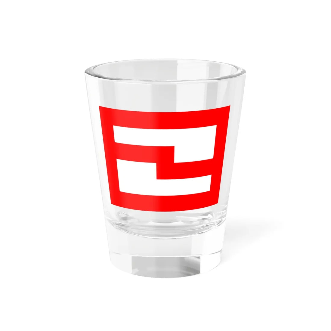 日本国郵便蒸気船会社旗章 (Japan) Shot Glass 1.5oz - Go Mug Yourself