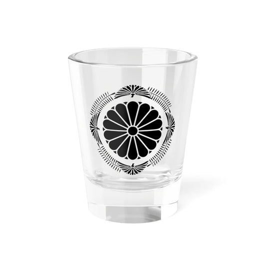 Japanese Crest of Akisino no miya (Japan) (Coat of Arms) Shot Glass 1.5oz 1.5oz - Go Mug Yourself
