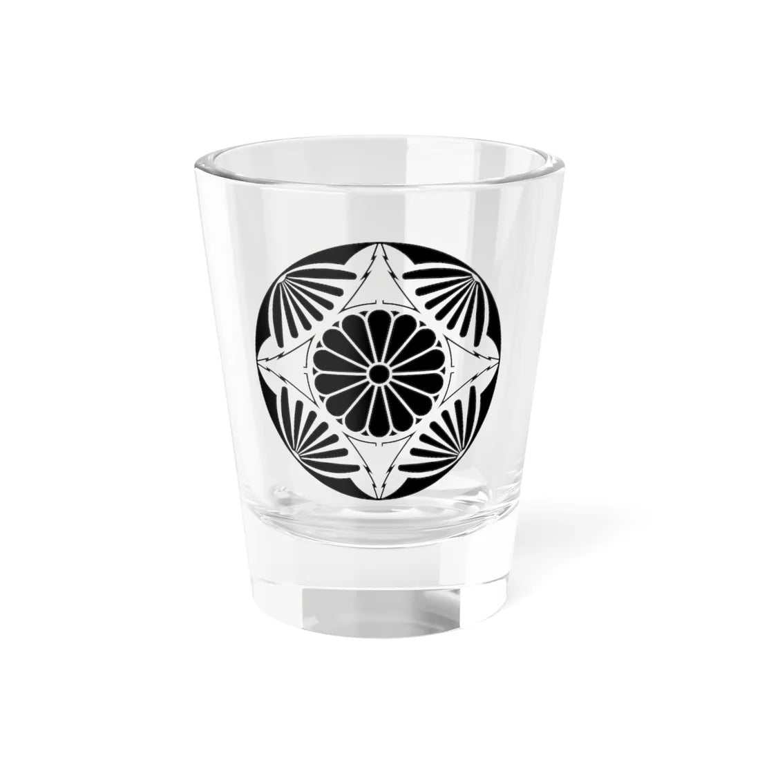 Japanese Crest of Takamado no miya (Japan) (Coat of Arms) Shot Glass 1.5oz 1.5oz - Go Mug Yourself