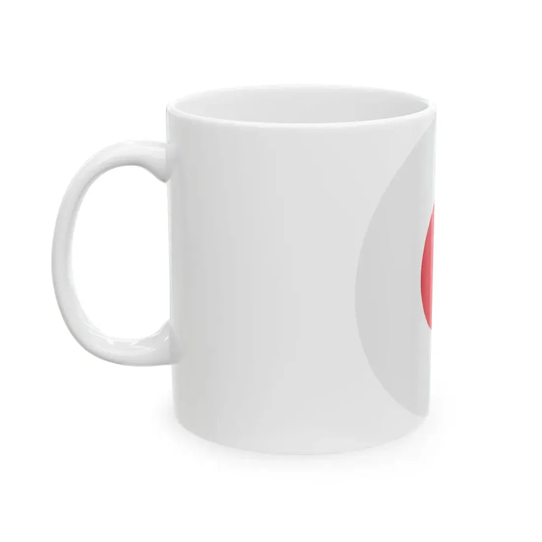 Japanese flag rounded (Japan) White Coffee Mug - Go Mug Yourself