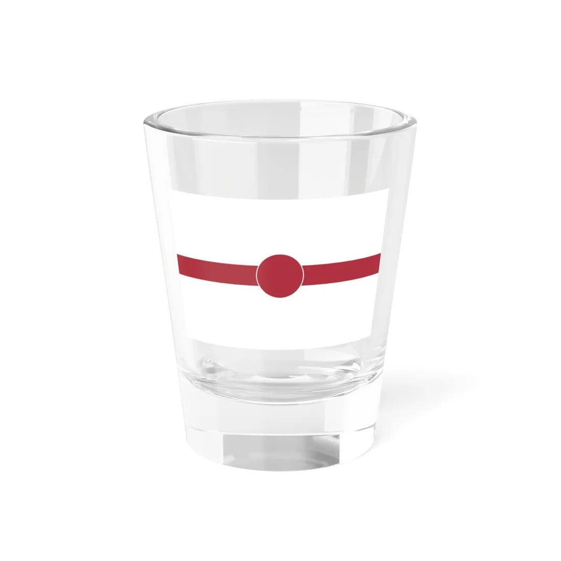 Japanese postal flag 1872-1887 (Japan) Shot Glass 1.5oz 1.5oz - Go Mug Yourself