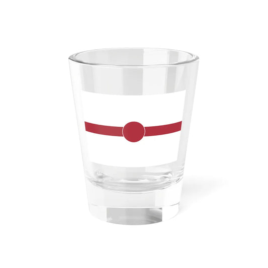 Japanese postal flag 1872-1887 (Japan) Shot Glass 1.5oz 1.5oz - Go Mug Yourself