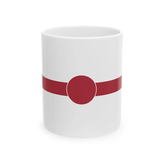 Japanese postal flag 1872-1887 (Japan) White Coffee Mug 11oz - Go Mug Yourself