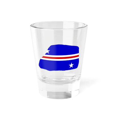 Jarvis Island flag map local (United States) Shot Glass 1.5oz 1.5oz - Go Mug Yourself