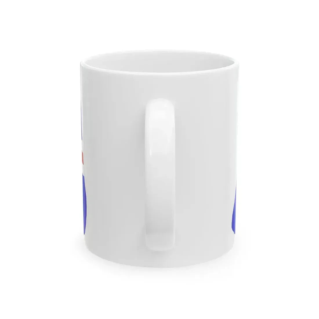 Jarvis Island flag map local (United States) White Coffee Mug - Go Mug Yourself