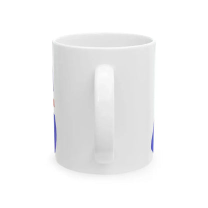 Jarvis Island flag map local (United States) White Coffee Mug - Go Mug Yourself