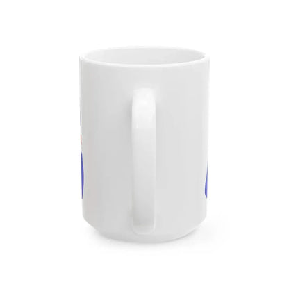 Jarvis Island flag map local (United States) White Coffee Mug - Go Mug Yourself