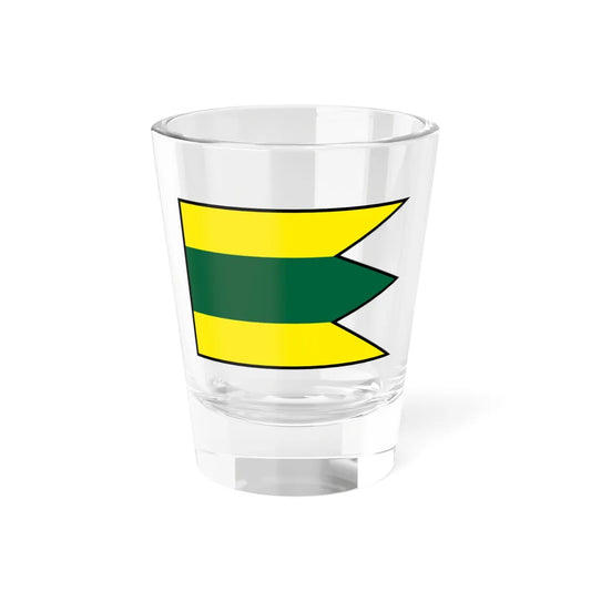 Jasenovce Vranov Nad Toplou Flag (Slovakia) Shot Glass 1.5oz 1.5oz - Go Mug Yourself