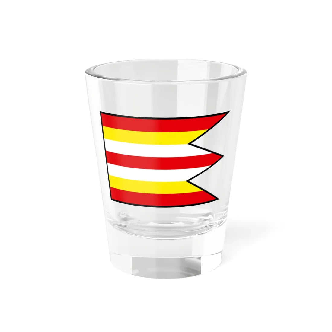Jaslovske Bohunice Trnava Flag (Slovakia) Shot Glass 1.5oz 1.5oz - Go Mug Yourself