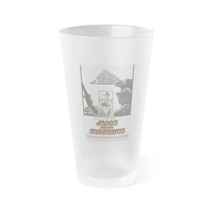 JASON AND THE ARGONAUTS 1963 Movie Poster - Frosted Pint Glass 16oz 16oz Frosted - Go Mug Yourself