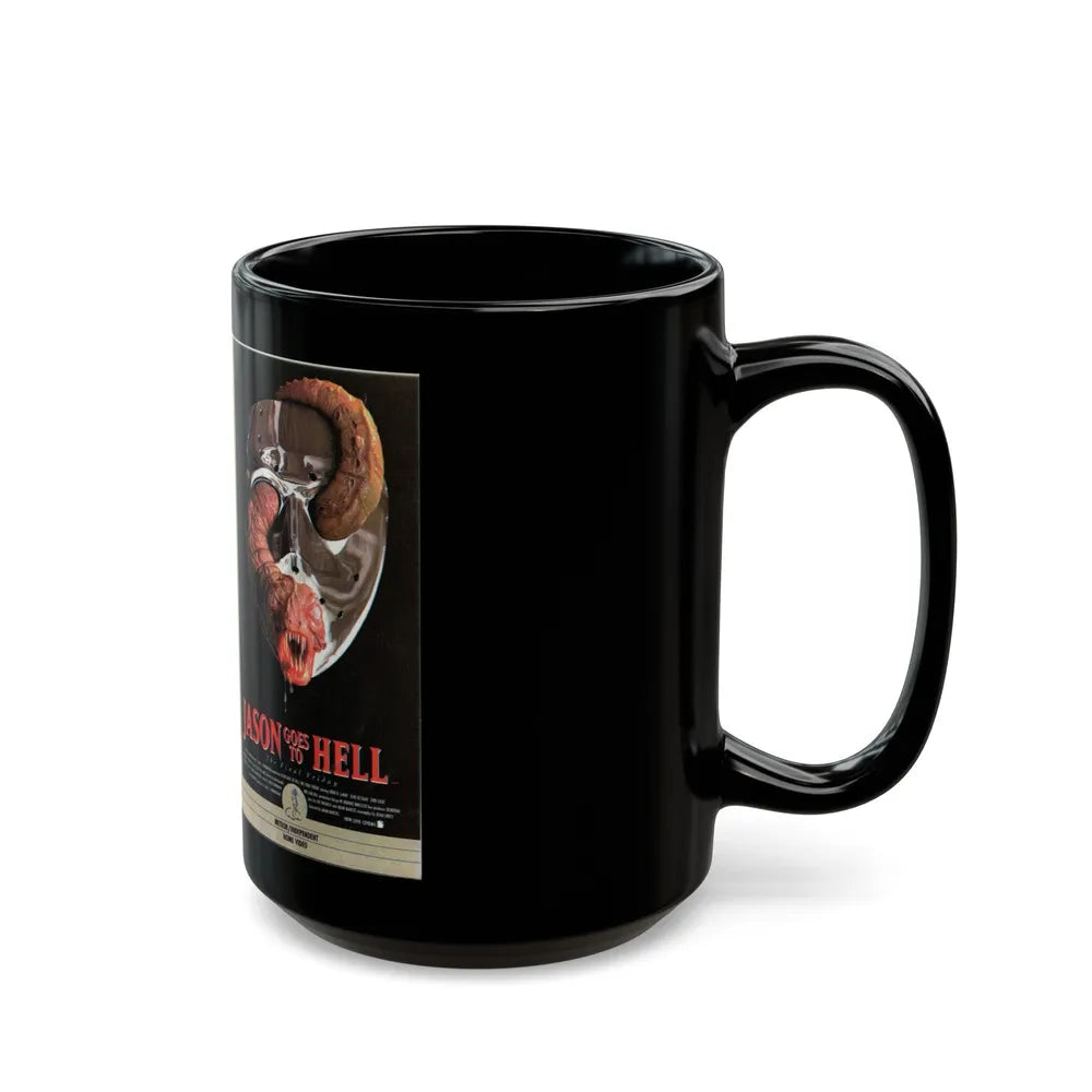 JASON GOES TO HELL (VHS COVER) - Black Coffee Mug-Go Mug Yourself