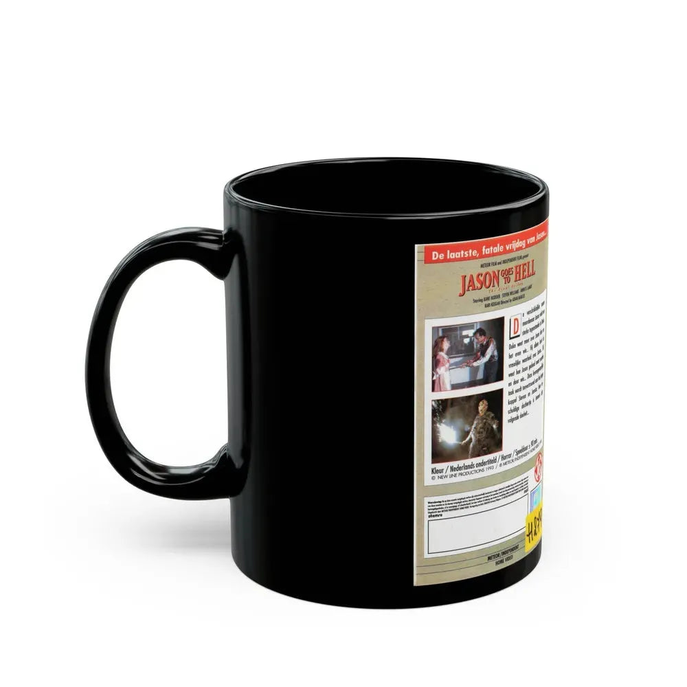 JASON GOES TO HELL (VHS COVER) - Black Coffee Mug - Go Mug Yourself