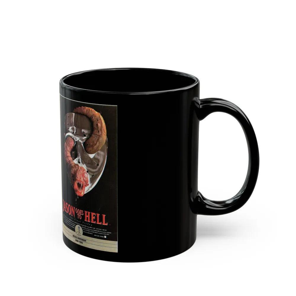 JASON GOES TO HELL (VHS COVER) - Black Coffee Mug-Go Mug Yourself