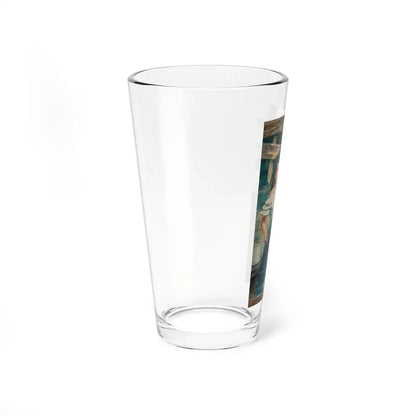 Jason, The Bear, The Saturday Evening Post interior illustration - Pint Glass 16oz - Go Mug Yourself