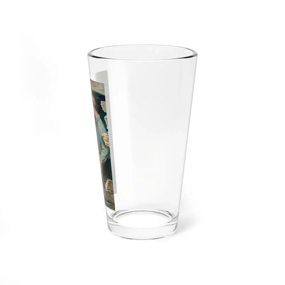 Jason, The Bear, The Saturday Evening Post interior illustration - Pint Glass 16oz - Go Mug Yourself