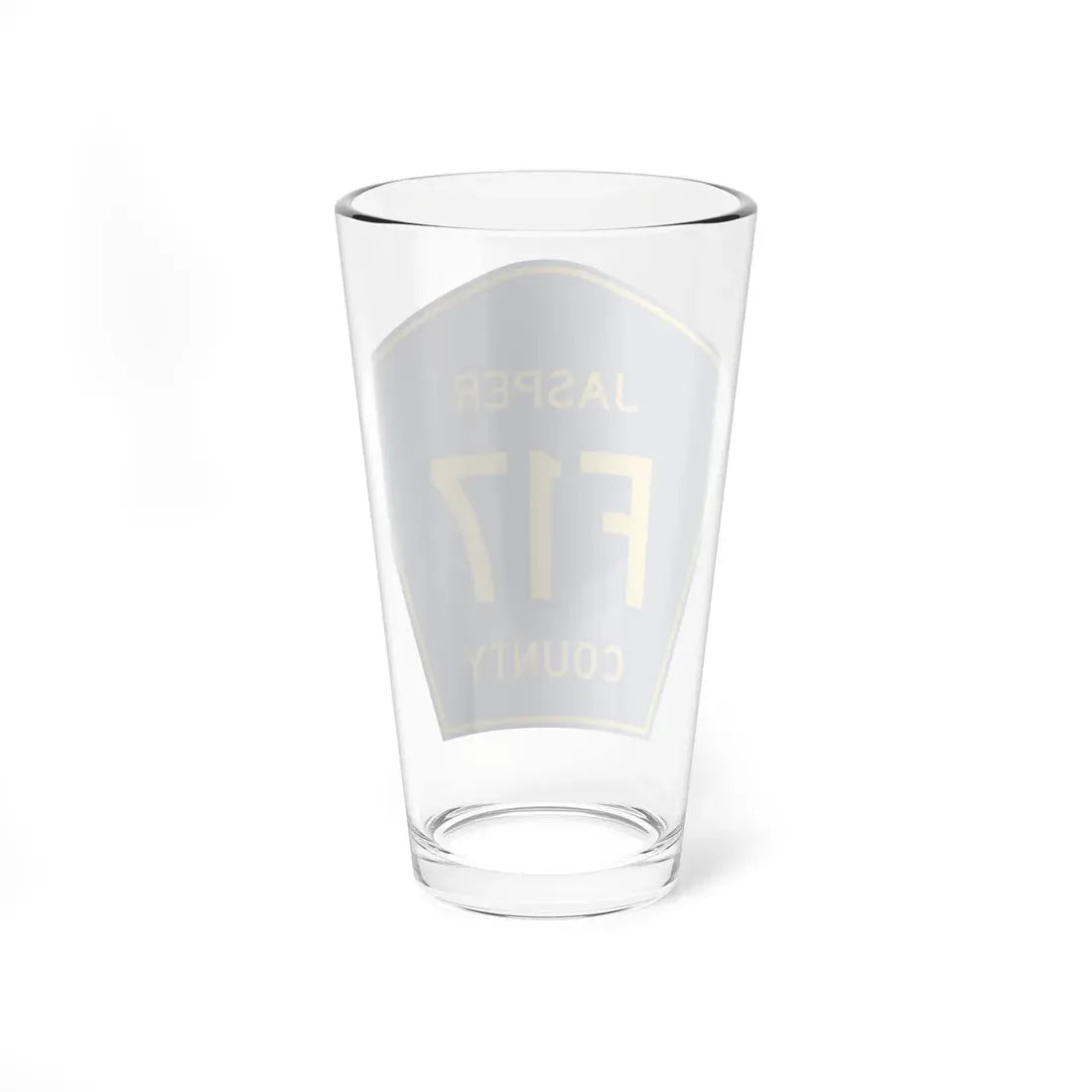 Jasper County Route F17 IA (Iowa) (Road Sign) Pint Glass 16oz - Go Mug Yourself