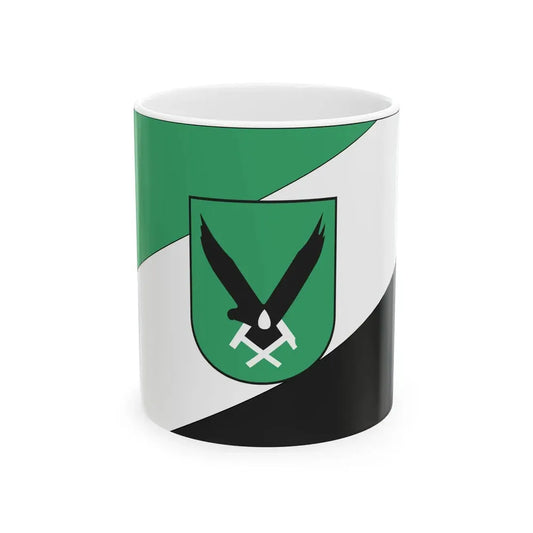 Jastrzebie Zdroj flaga (Poland) White Coffee Mug 11oz - Go Mug Yourself
