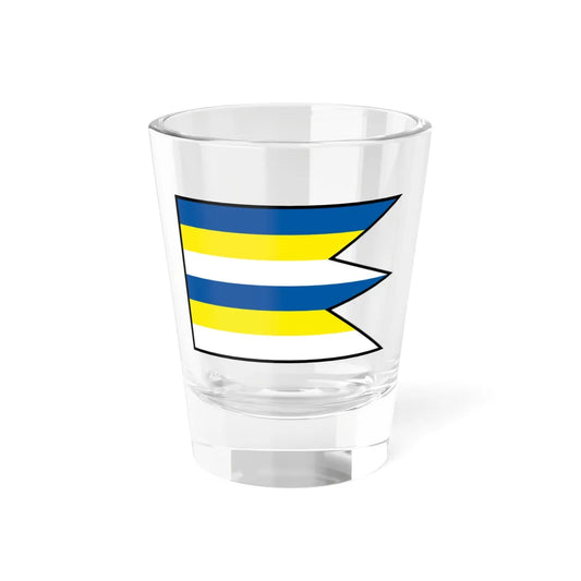 Jatov Nove Zamky Flag (Slovakia) Shot Glass 1.5oz 1.5oz - Go Mug Yourself