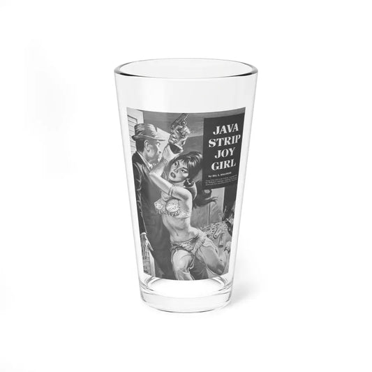 Java Strip Joy Girl, Male magazine, March 1964 - Pint Glass 16oz 16oz - Go Mug Yourself