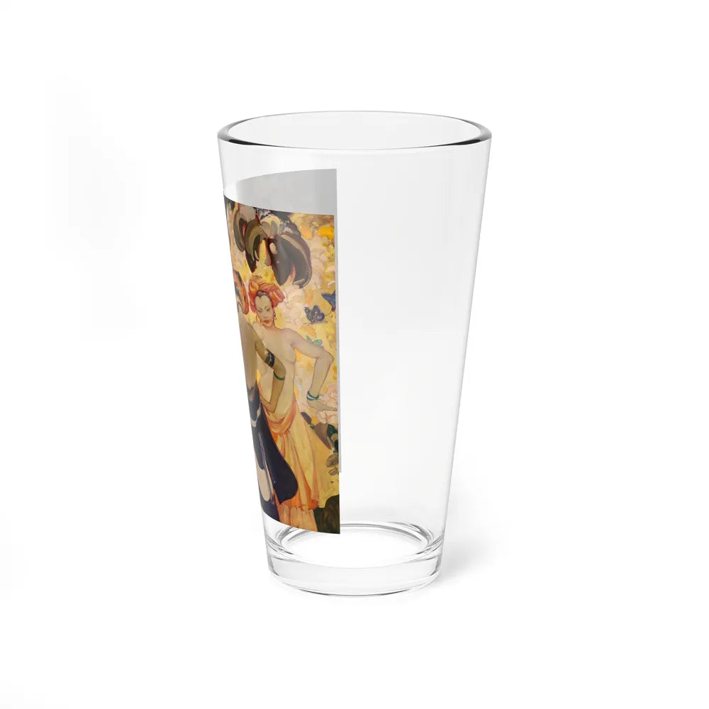 Javanese Dancing Girls - Pint Glass 16oz-Go Mug Yourself