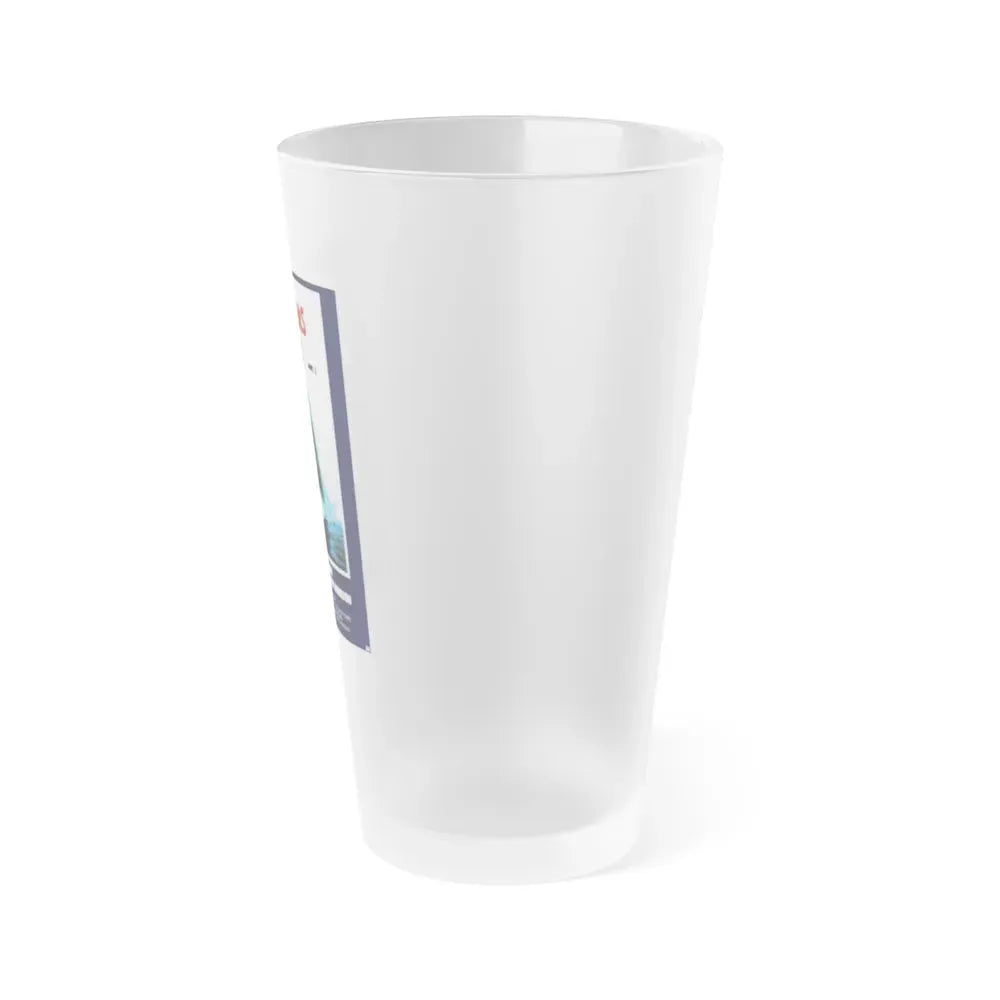 JAWS 2 (DANISH) 1978 Movie Poster - Frosted Pint Glass 16oz - Go Mug Yourself