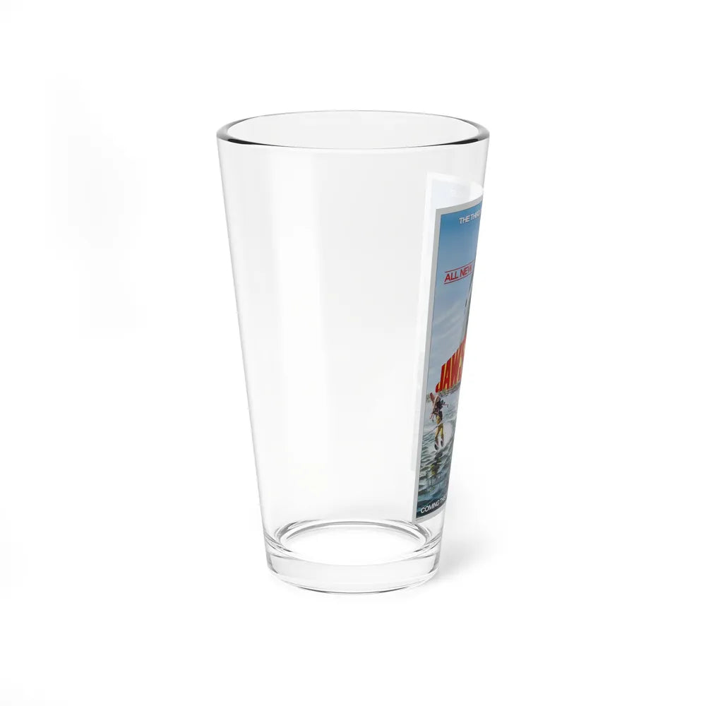 JAWS 3-D 1983 Movie Poster - Pint Glass 16oz-Go Mug Yourself