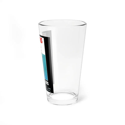 JAWS (DANISH) 1975 Movie Poster - Pint Glass 16oz - Go Mug Yourself