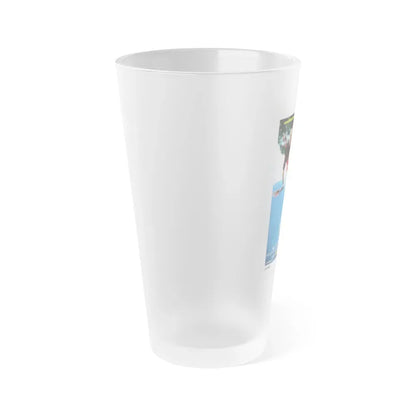 JAWS (THAI) 1975 Movie Poster - Frosted Pint Glass 16oz - Go Mug Yourself