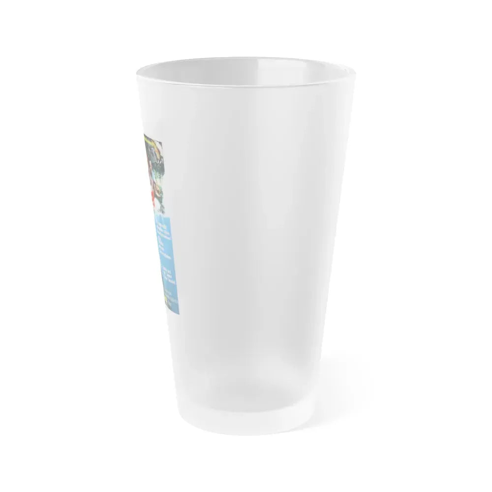 JAWS (THAI) 1975 Movie Poster - Frosted Pint Glass 16oz - Go Mug Yourself