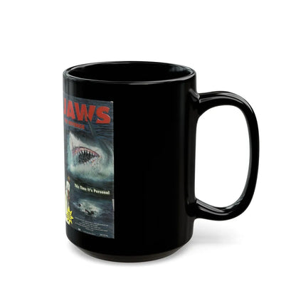 JAWS THE REVENGE (VHS COVER) - Black Coffee Mug-Go Mug Yourself