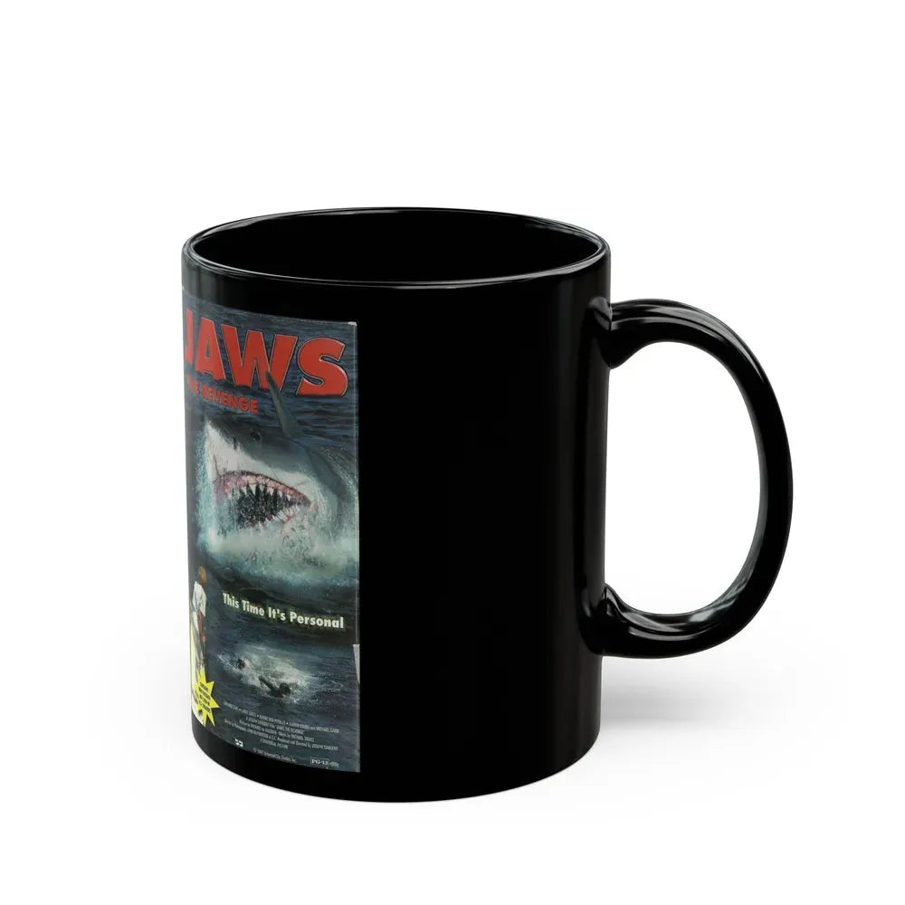 JAWS THE REVENGE (VHS COVER) - Black Coffee Mug - Go Mug Yourself
