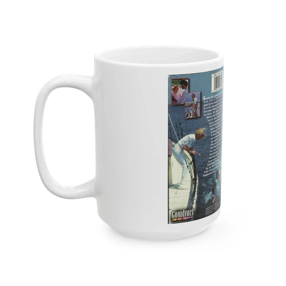 JAWS THE REVENGE (VHS COVER) - White Coffee Mug - Go Mug Yourself