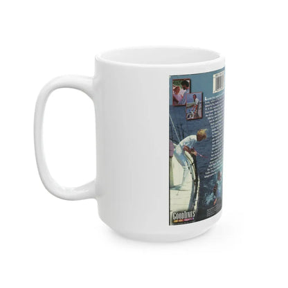 JAWS THE REVENGE (VHS COVER) - White Coffee Mug - Go Mug Yourself