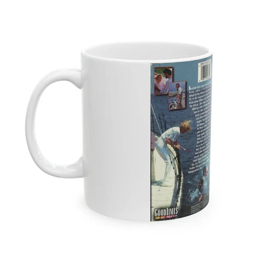 JAWS THE REVENGE (VHS COVER) - White Coffee Mug - Go Mug Yourself