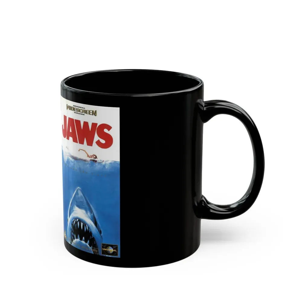 JAWS (VHS COVER) - Black Coffee Mug - Go Mug Yourself