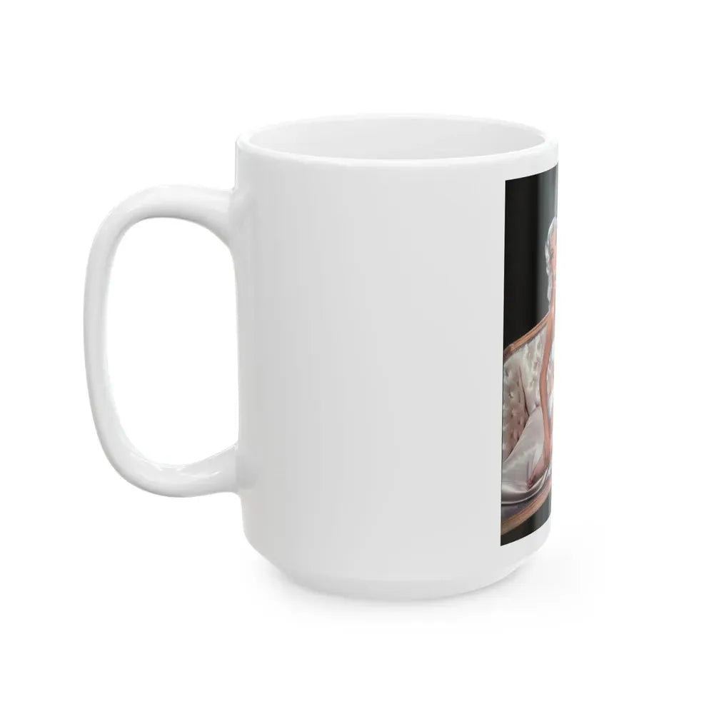 Jayne Mansfield #100 (Vintage Female Icon) White Coffee Mug - Go Mug Yourself