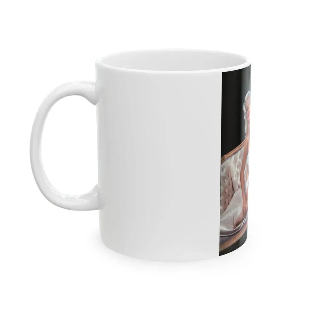 Jayne Mansfield #100 (Vintage Female Icon) White Coffee Mug - Go Mug Yourself