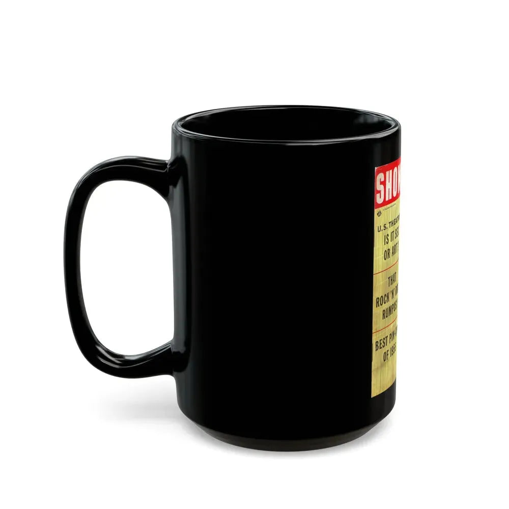 Jayne Mansfield #135 - Mag. Cover (Vintage Female Icon) Black Coffee Mug - Go Mug Yourself