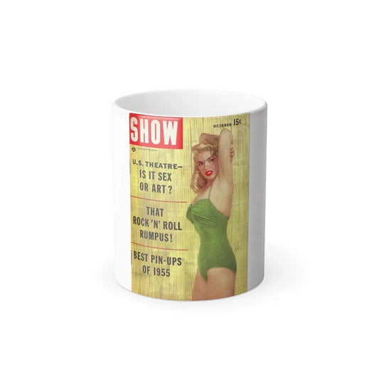 Jayne Mansfield #135 - Mag. Cover (Vintage Female Icon) Color Changing Mug 11oz 11oz - Go Mug Yourself