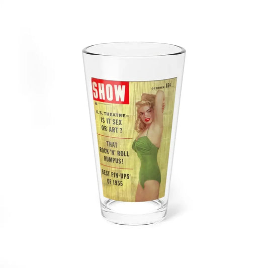 Jayne Mansfield #135 - Mag. Cover (Vintage Female Icon) Pint Glass 16oz 16oz - Go Mug Yourself