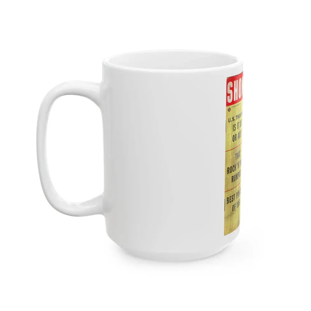 Jayne Mansfield #135 - Mag. Cover (Vintage Female Icon) White Coffee Mug - Go Mug Yourself