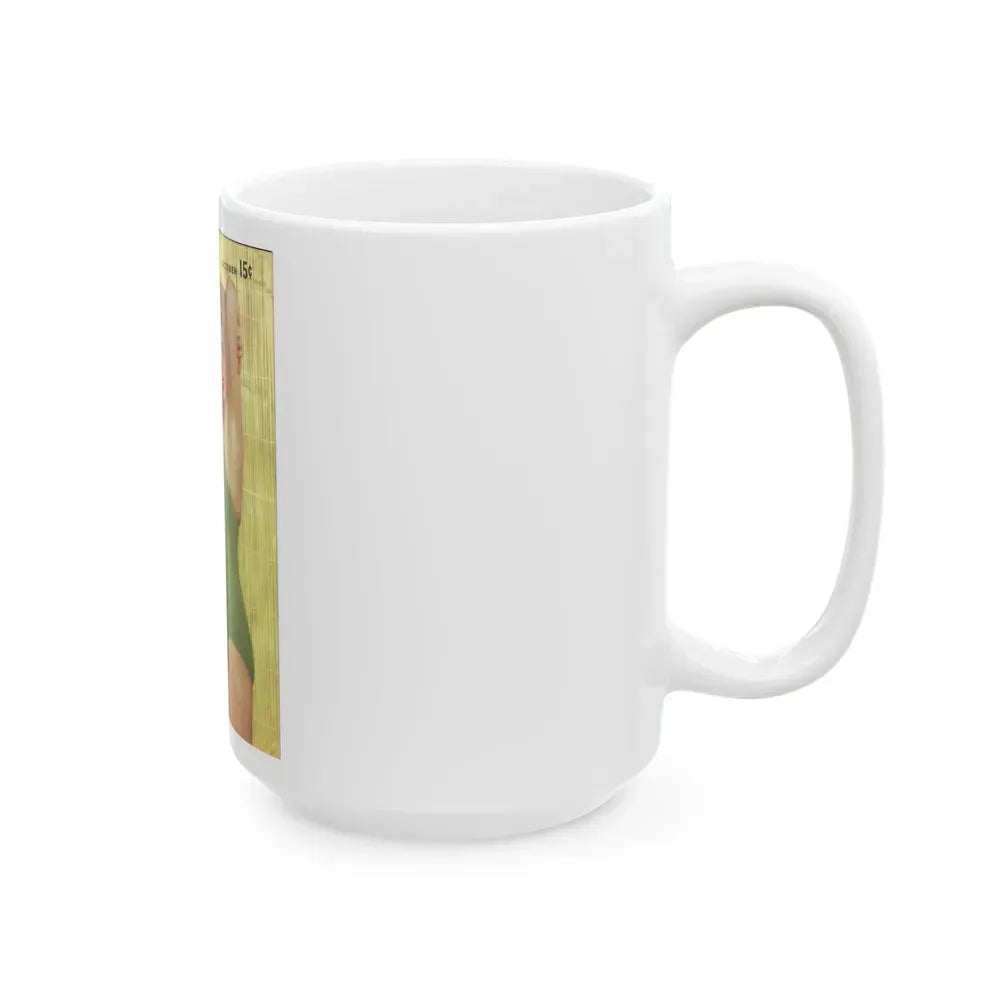 Jayne Mansfield #135 - Mag. Cover (Vintage Female Icon) White Coffee Mug - Go Mug Yourself