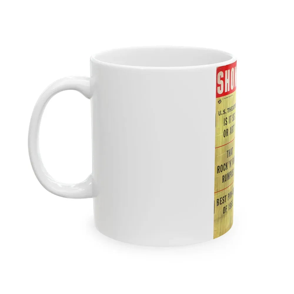 Jayne Mansfield #135 - Mag. Cover (Vintage Female Icon) White Coffee Mug - Go Mug Yourself