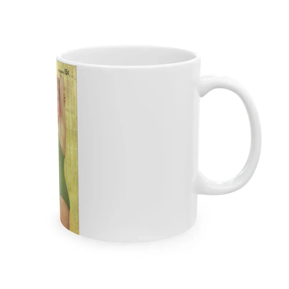 Jayne Mansfield #135 - Mag. Cover (Vintage Female Icon) White Coffee Mug - Go Mug Yourself