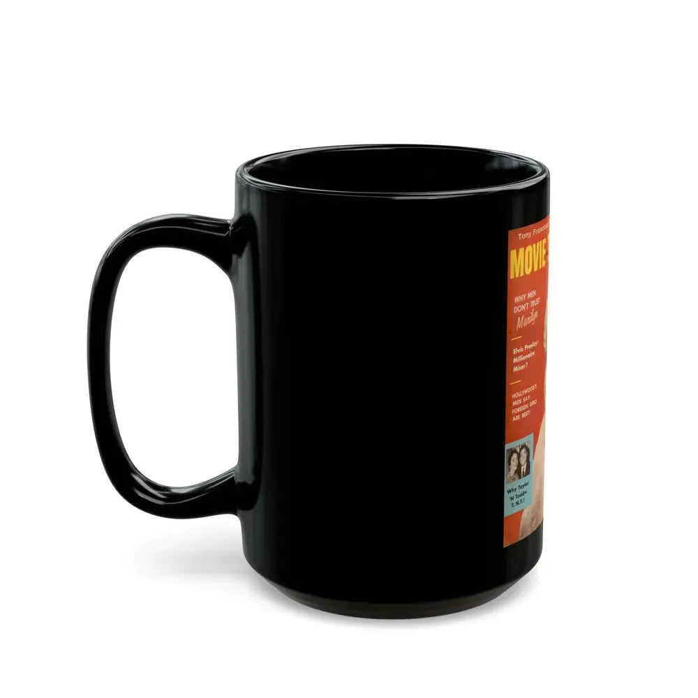 Jayne Mansfield #136 - Mag. Cover (Vintage Female Icon) Black Coffee Mug - Go Mug Yourself
