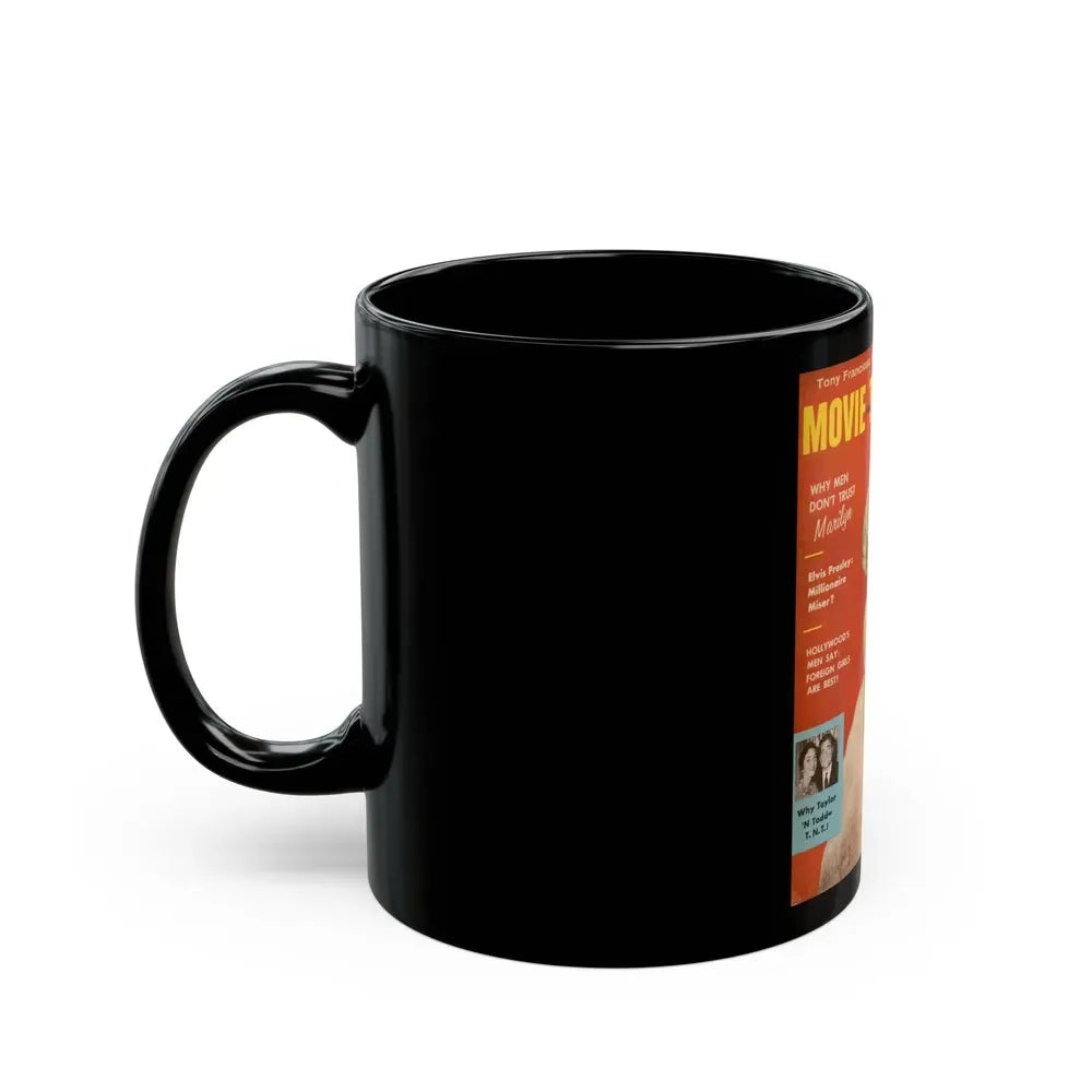 Jayne Mansfield #136 - Mag. Cover (Vintage Female Icon) Black Coffee Mug - Go Mug Yourself