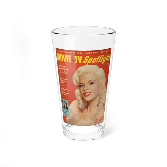 Jayne Mansfield #136 - Mag. Cover (Vintage Female Icon) Pint Glass 16oz 16oz - Go Mug Yourself