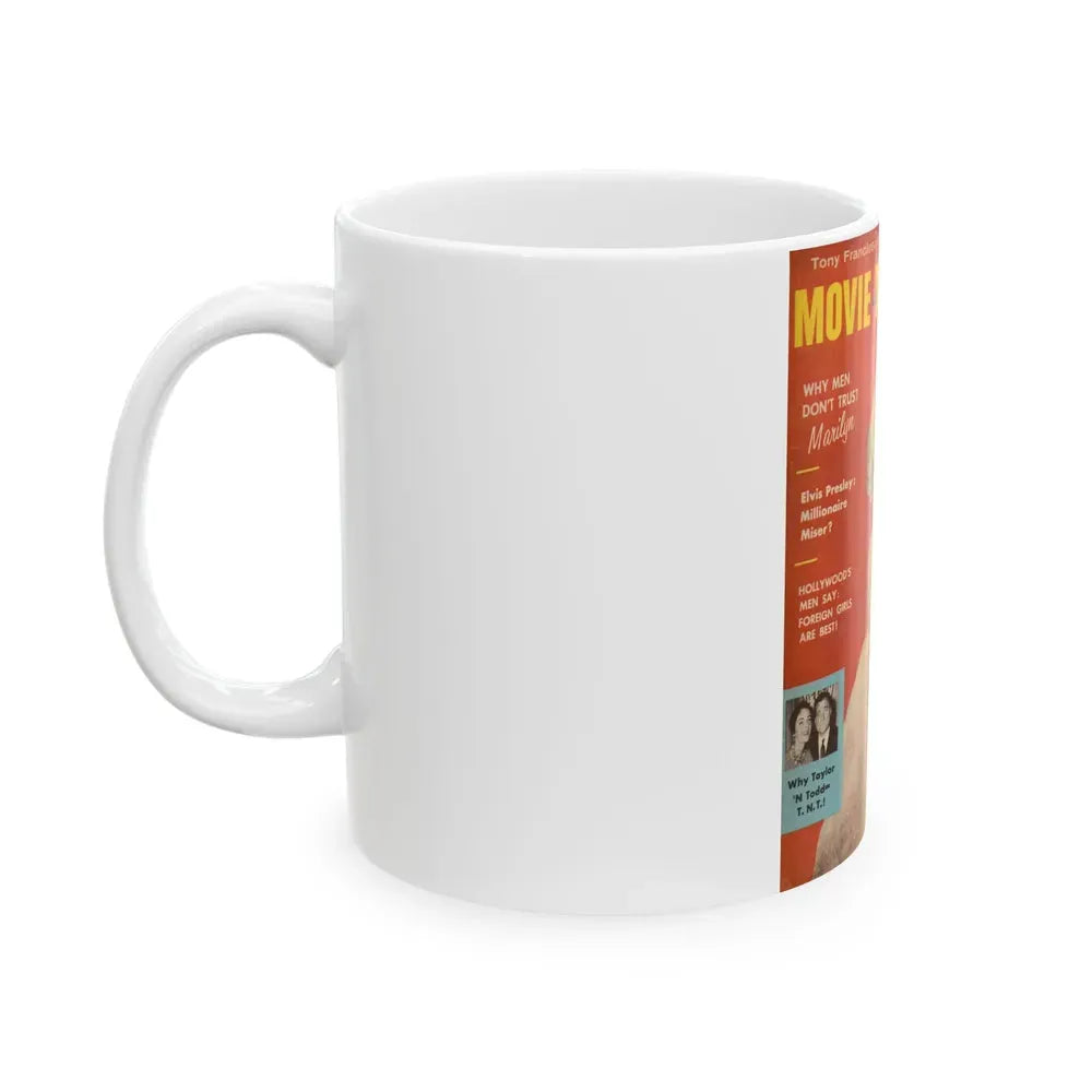 Jayne Mansfield #136 - Mag. Cover (Vintage Female Icon) White Coffee Mug - Go Mug Yourself
